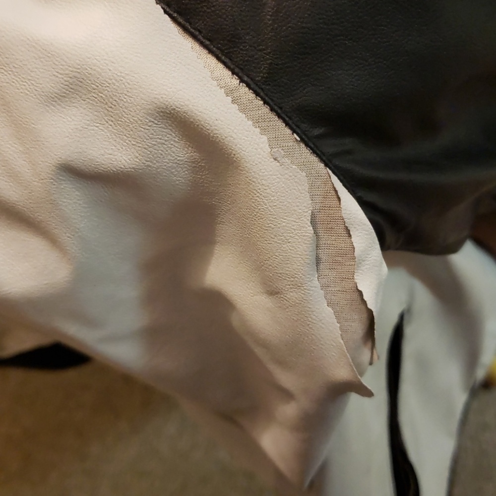 Faux leather jacket